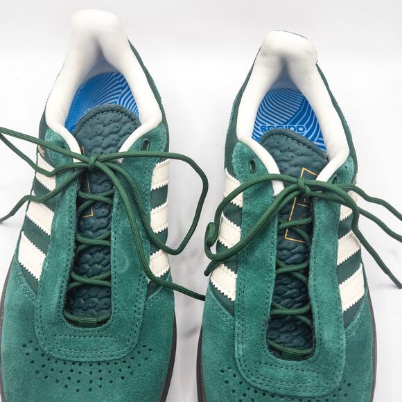 Adidas Puig Skateboarding Sneakers Size 7.5 Green Suede Retro 80s - Picture 4 of 9